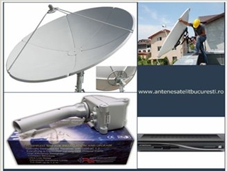 Kit antena satelit cu motor